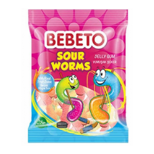 Kervan Gıda Bebeto Ekşi Worms 80 gr