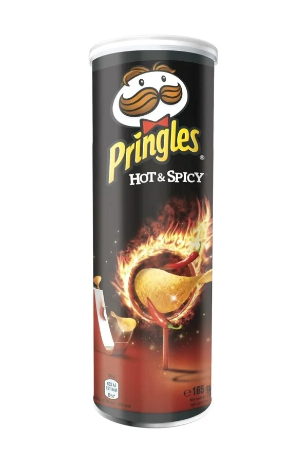 Pringles Potato Chips Hot Spicy 165 gr