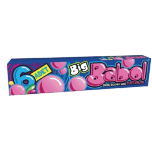 Big Babol Stick Mixed Fruit Gum 25 gr