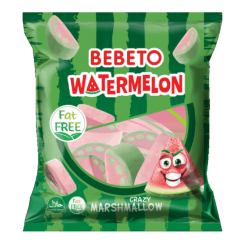 Kervan Gıda Bebeto Marshmallow Candy Karpuz 60 grX12