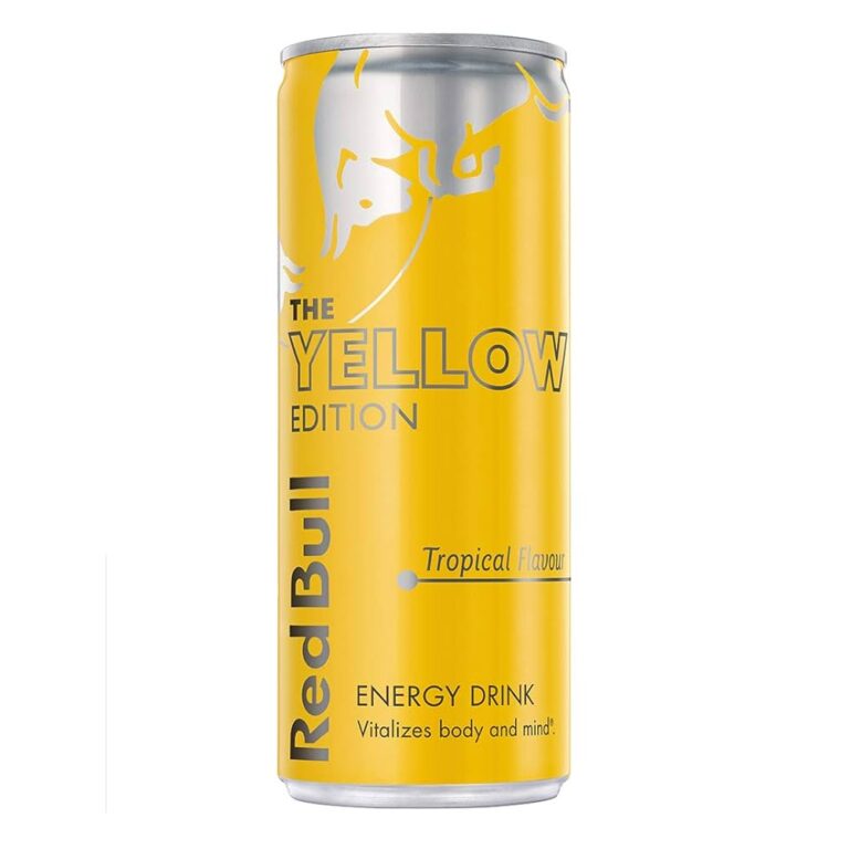 Redbull Energy Drink Yellow Edition Tropical Fruit Flavor 250 ml