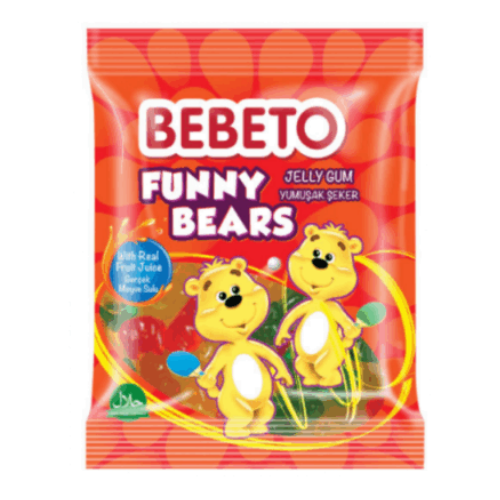 Kervan Gıda Bebeto Funny Bears 80 gr