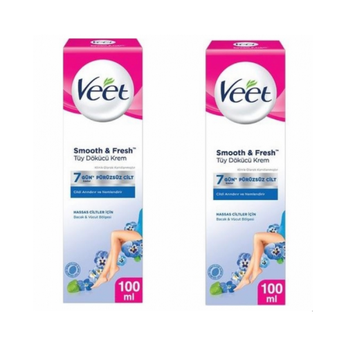 Veet Hair Removal Krem 100 ml 2 pcs