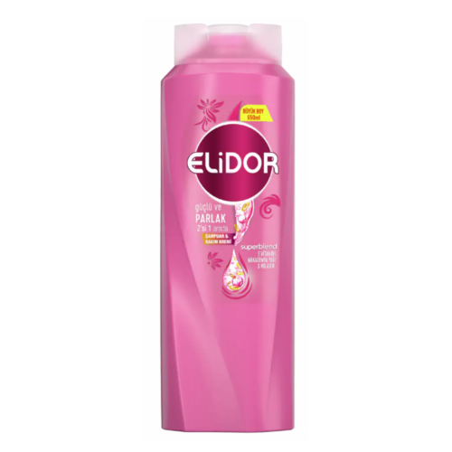 Elidor Strong Ve Shiny Hair 2 in 1 Şampuan 650 ml