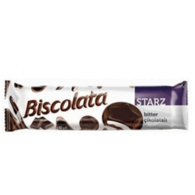 Şölen Biscolata Starz Bitter Coated Biscuit With Milk Cream 82 gr