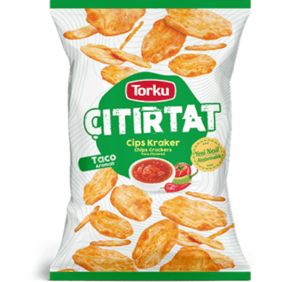 Torku Çıtırtat Taco Flavored Chips Crackers 60 gr