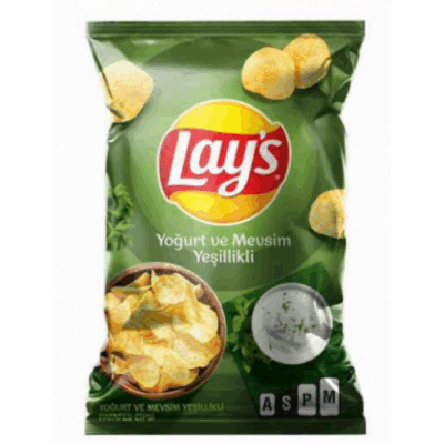 Lays Yoghurt & Seasonal Greens Family 65 Gr