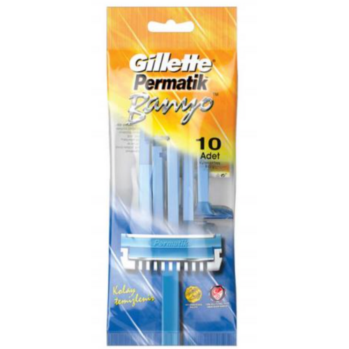 Gillette Permatik Disposal Bath 10 adet