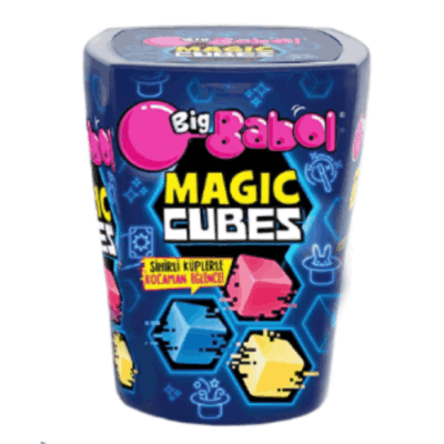 Big Babol Magic Cubes Mixed Fruit Gum 86 gr