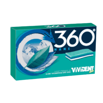 Vivident 360 Mint Gum 33 gr