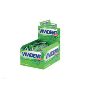 Vivident Mono Green Mint Flavored Gum 2 gr