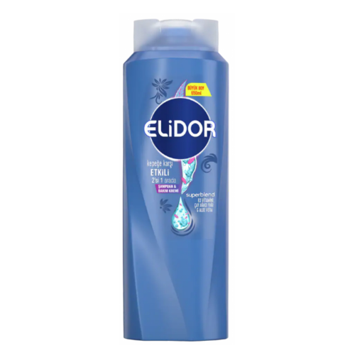 Elidor Anti-Dandruff 2 in 1 Şampuan 650 ml