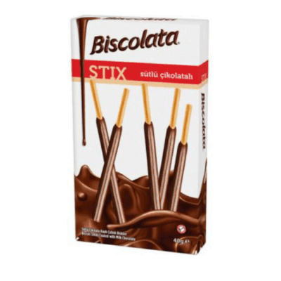 Şölen Biscolata Stix Milk Chocolate Coated Stick Biscuit 40 gr