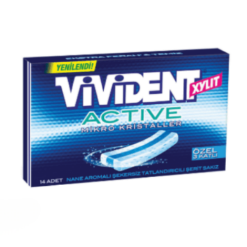 Vivident Active Mint Gum 33 gr