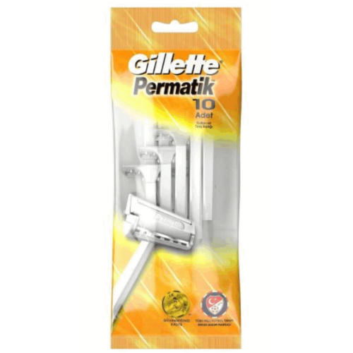Gillette Permatik Disposal 10 adet