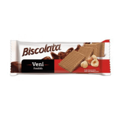 Şölen Biscolata Veni Hazelnut Cream Wafer 50 gr