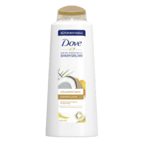Dove Fortifying Care Hindistan Cevizi Oil Ve Turmeric Oil 600 ml