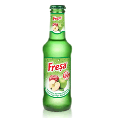 Freşa Apple Flavored Natural Mineral Rich Carbonated Drink 200 ml