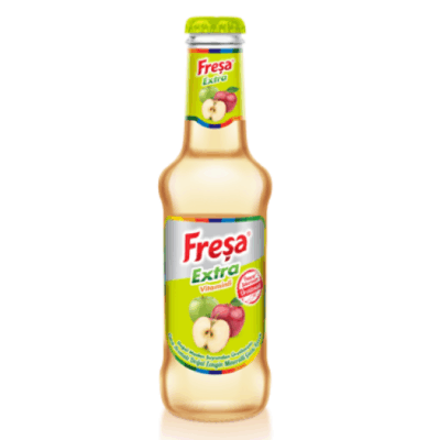 Freşa Extra Apple Flavored Doğan Rich Mineral Carbonated Drink 200 ml