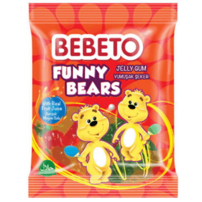 Kervan Gıda Bebeto Funny Bears 80 gr