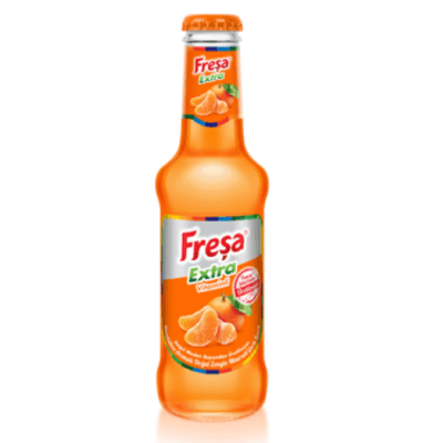 Freşa Extra Mandarin Flavored Natural Mineral Rich Carbonated Drink 200 ml