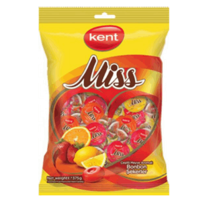 Kent Candy Fruit Juice Filled 375 gr