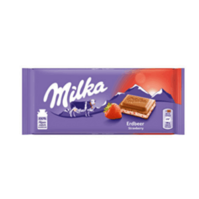 Milka Tablet Chocolate Strawberry Yogurt 100 gr