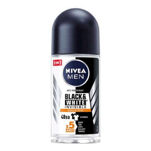 Nivea Erkek Black & White Invisible Strong Effect Erkek Roll-On 50 ml