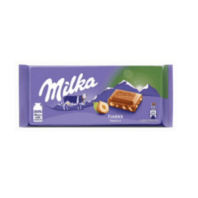 Milka Tablet Chocolate with Hazelnut 80 gr