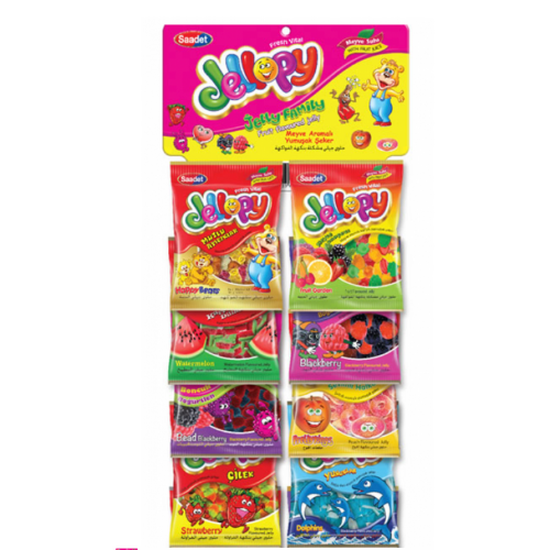Saadet Jelly Jellopy Mix Gummy Candies 100 gr
