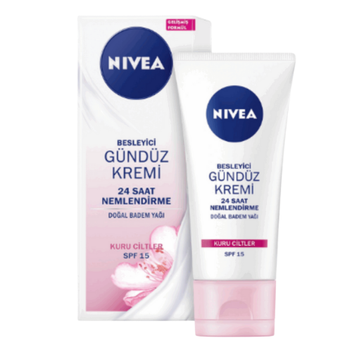 Nivea Nourishing Day Krem for Dry Skin 50 ml 1+1 Pcs
