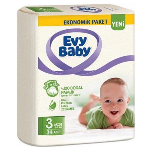Evy Bebek Twin Packet No 3 34 adet