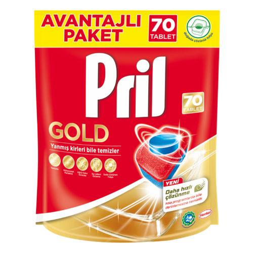 Pril Tabs Gold Doypack 70 pcs