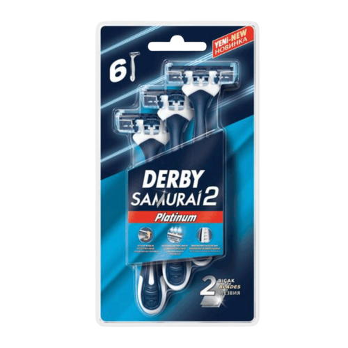 Derby Samurai 2 Platınum 6 Blister 9 adet