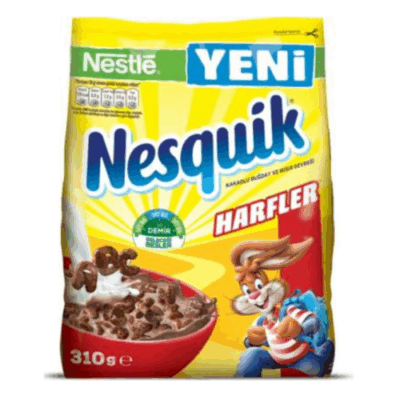 Nestle Nesquik Letters Chocolate Cereal 310 gr