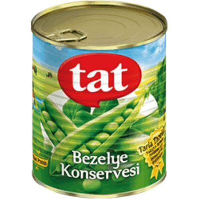 Tat Canned Peas 830 gr