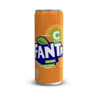 Fanta Orange Flavored Soda (Can) 330 ml