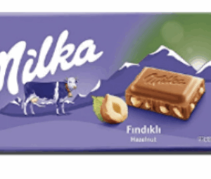 Milka Tablet Chocolate with Hazelnut 80 gr