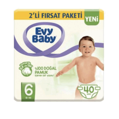 Evy Baby Jumbo Packet No 6 40 pc