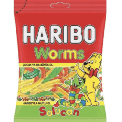 Haribo Worms 80 gr
