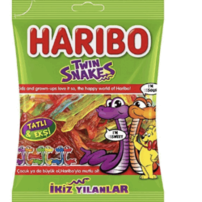 Haribo Twin Snakes 80 gr