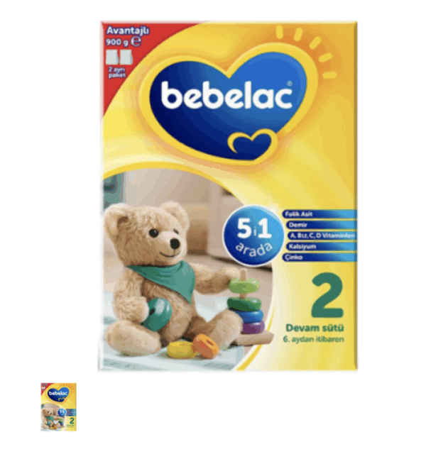 Bebelac Baby Food No 2 900 gr