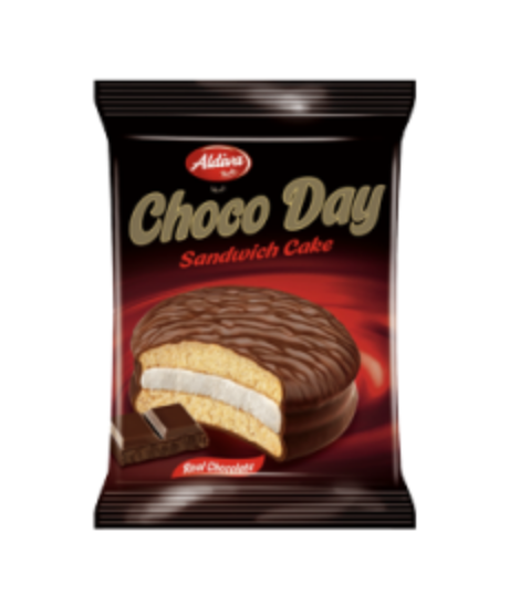 Aldiva Chocoday Sütlü Çikolata Coated Marshmallow Kek 23 gr