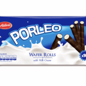 Aldiva Porleo Sut Cream and Cocoa Roll Wafer 40 gr