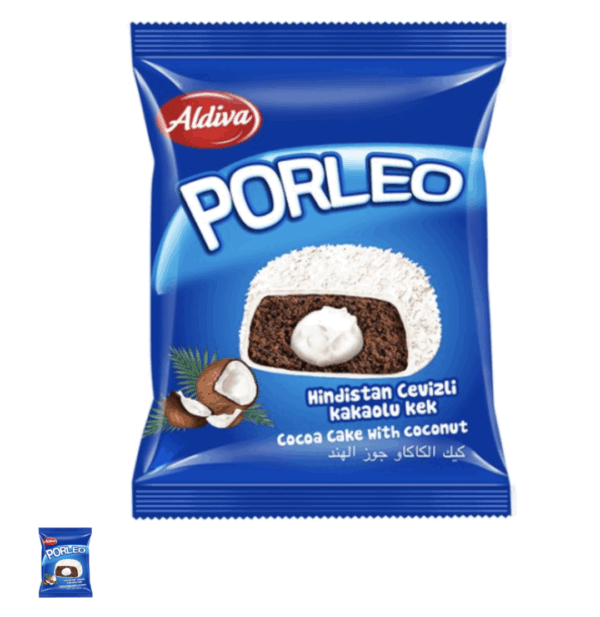 Aldiva Porleo Coconut Cocoa Cake 35 Gr