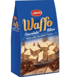 Aldiva Waffo Bites Cup Wafer with Chocolate Cream Bag 250 gr