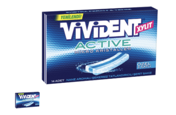 Vivident Active Mint Gum 33 gr