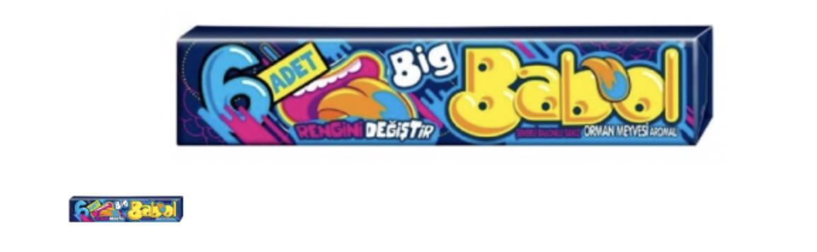 Big Babol Stick Forest Fruit Gum 25 gr