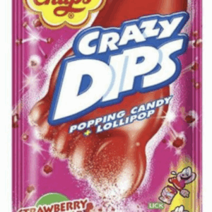 Chupa Chups Crazy Dips Strawberry Candy 16 gr