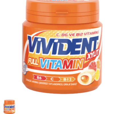Vivident Full Vitamin Citrus Gum 90 gr